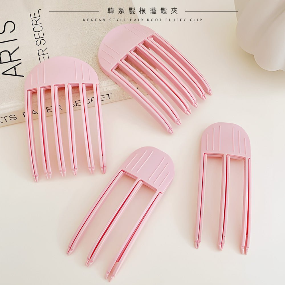 韓系蓬鬆髮根夾|輕鬆夾出高顱頂.拍照髮型更立體不塌扁