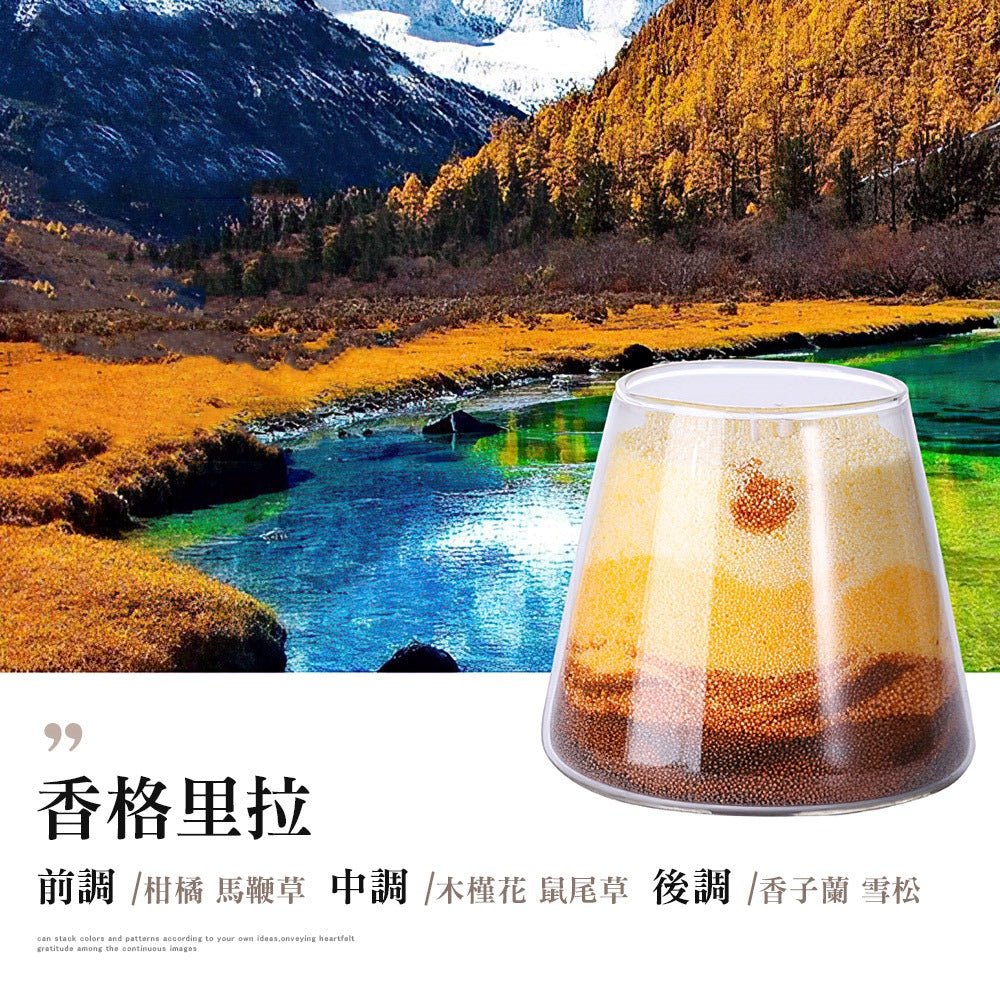 沙畫蠟燭|手作香氛沙蠟・玻璃杯擺飾・送禮首選