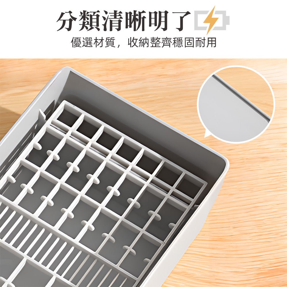 電池收納盒|分類收納.內附檢測器.電量一目了然