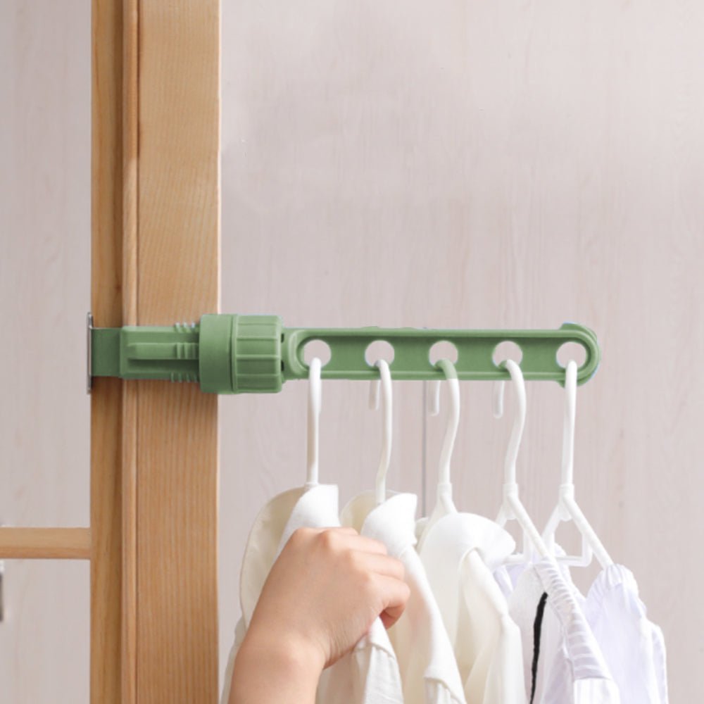 窗框夾式六孔曬衣架|陽光最好的位置,留給剛洗好的衣服