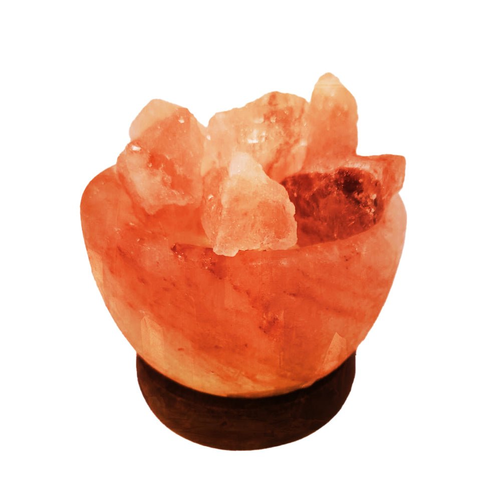 聚寶盆鹽燈|溫暖光芒.招財納福