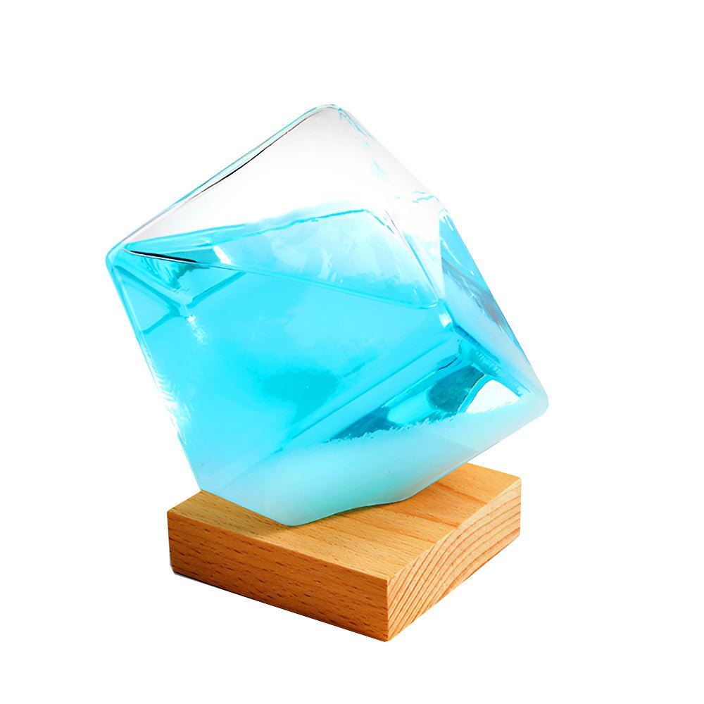 晴雨預報瓶|天氣變化即現・水晶反應・辦公療癒小物