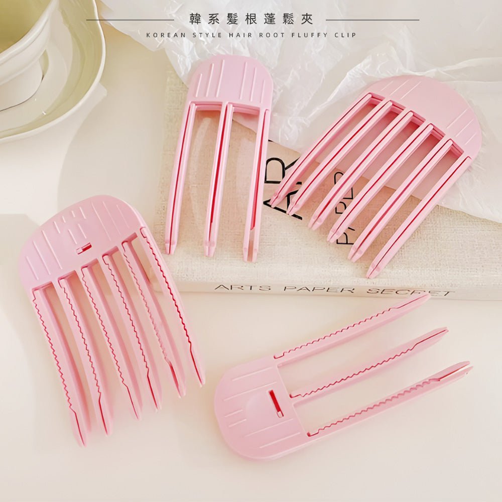 韓系蓬鬆髮根夾|輕鬆夾出高顱頂.拍照髮型更立體不塌扁