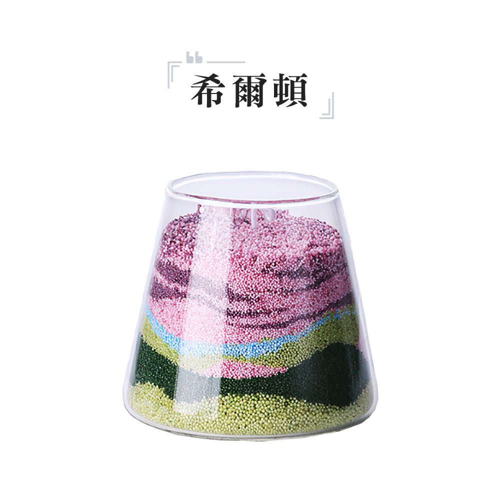 沙畫蠟燭|手作香氛沙蠟・玻璃杯擺飾・送禮首選