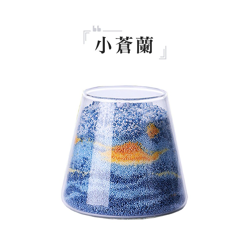 沙畫蠟燭|手作香氛沙蠟・玻璃杯擺飾・送禮首選