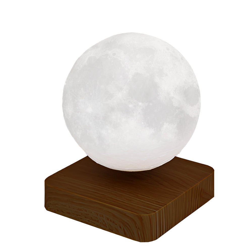 磁懸浮月球燈|無線懸浮夜燈・3D月球燈擺設・創意禮物