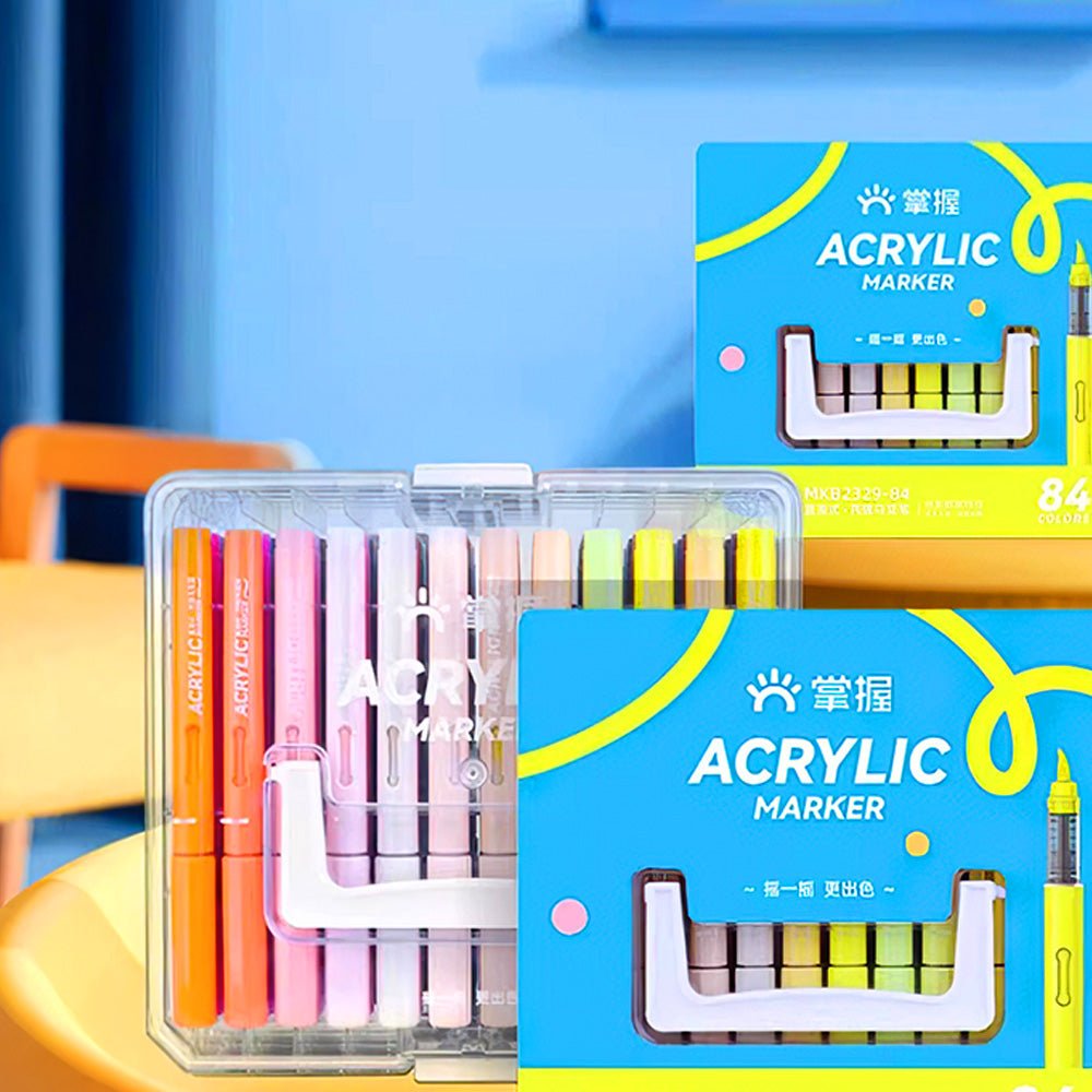 直液式丙烯馬克筆 48 色 實拍主圖展示|上手家居