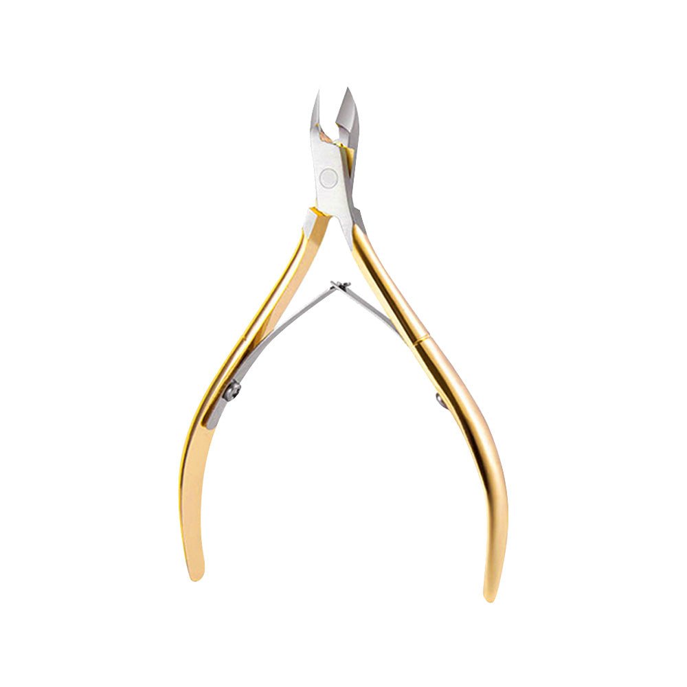 不鏽鋼死皮剪|銳角貼甲緣設計・輕巧省力回彈・美甲邊緣修整神器