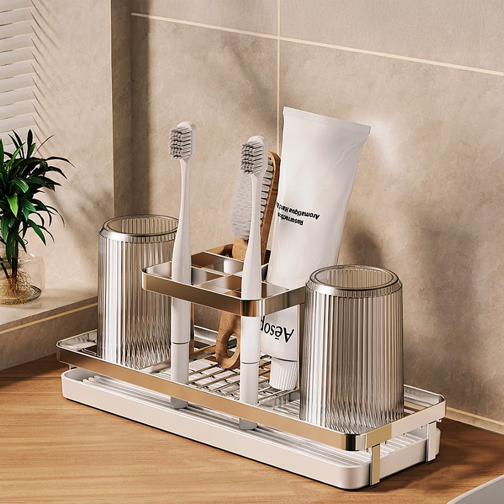 不鏽鋼牙刷收納架|浴室不再潮濕凌亂,牙刷整齊又乾爽 |上手家居