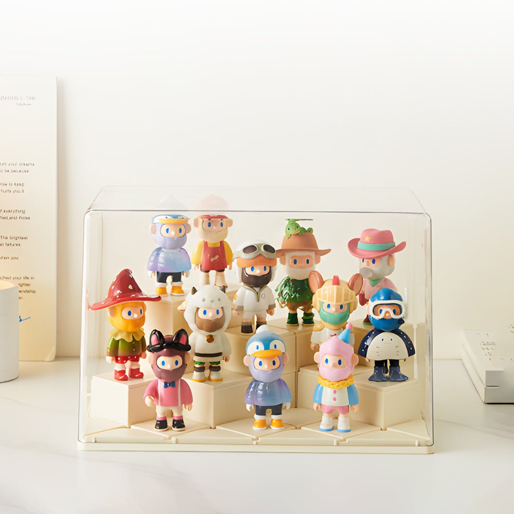 階梯公仔收納盒|層層展示每個盲盒角色的精彩瞬間 |上手家居