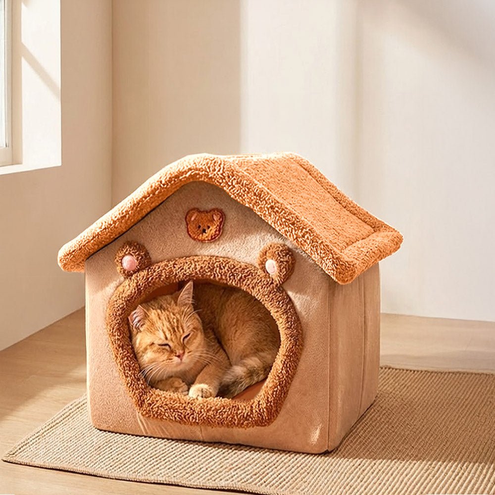 毛孩暖心小屋|冬季寵物安心睡眠空間