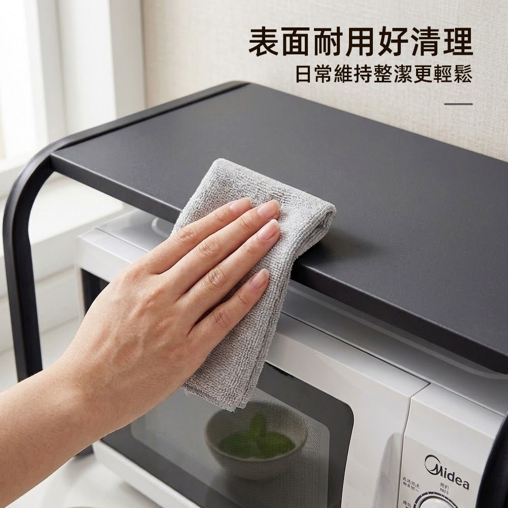 微波爐置物架|檯面空間放大術・廚房收納好幫手
