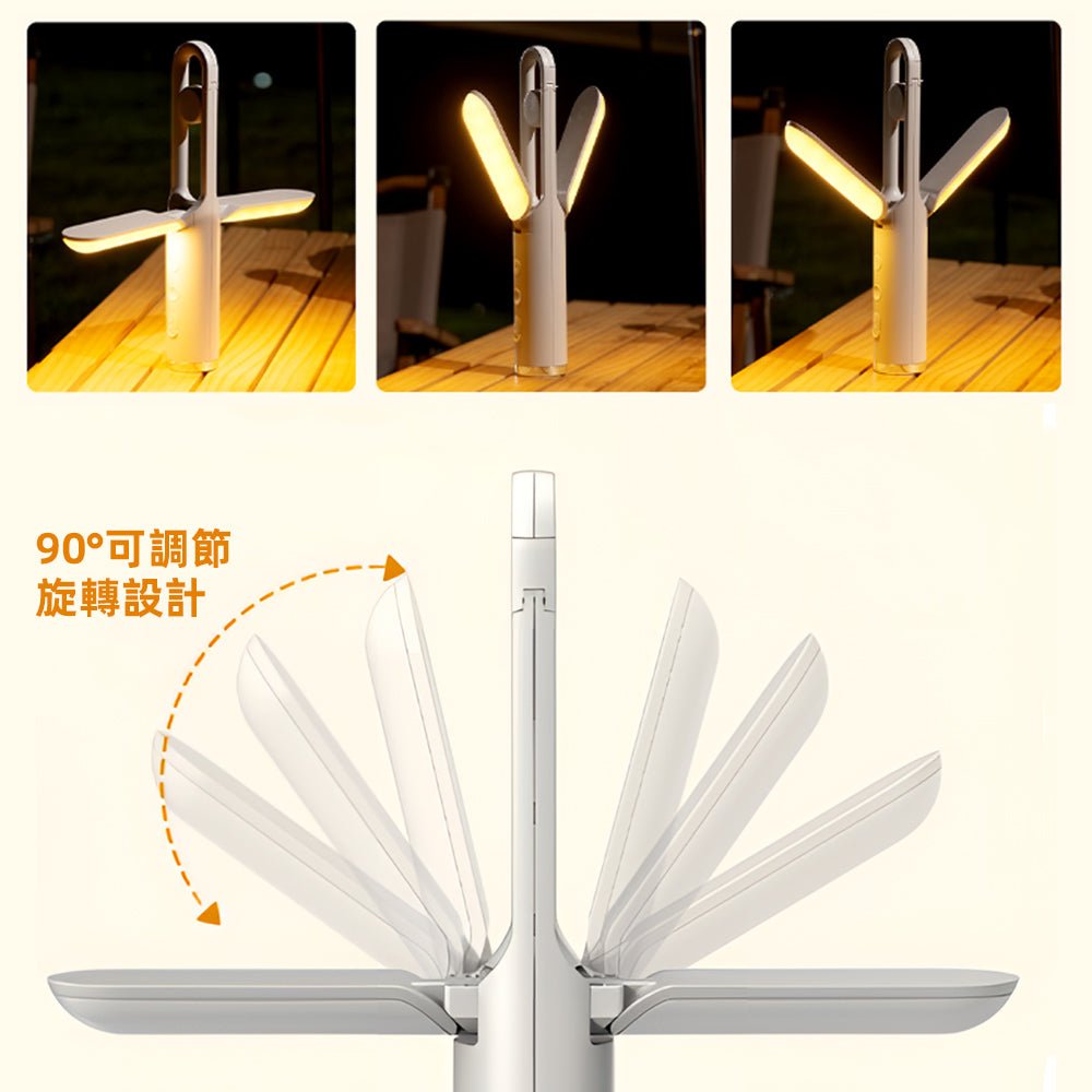 摺疊式露營工作燈|照明穩又廣.戶外檢修緊急通通搞定