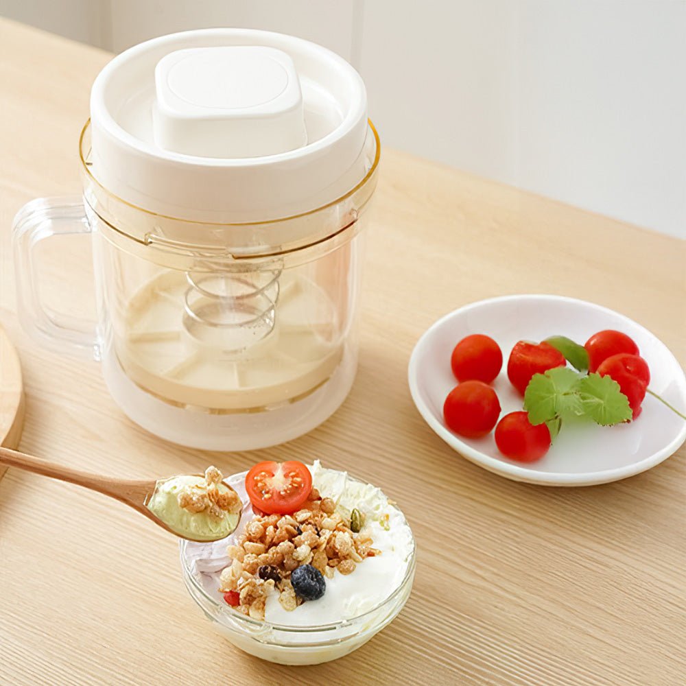 希臘優格過濾盒|旋轉加壓萃取綿密口感・物理過濾乳清・大容量自製優格