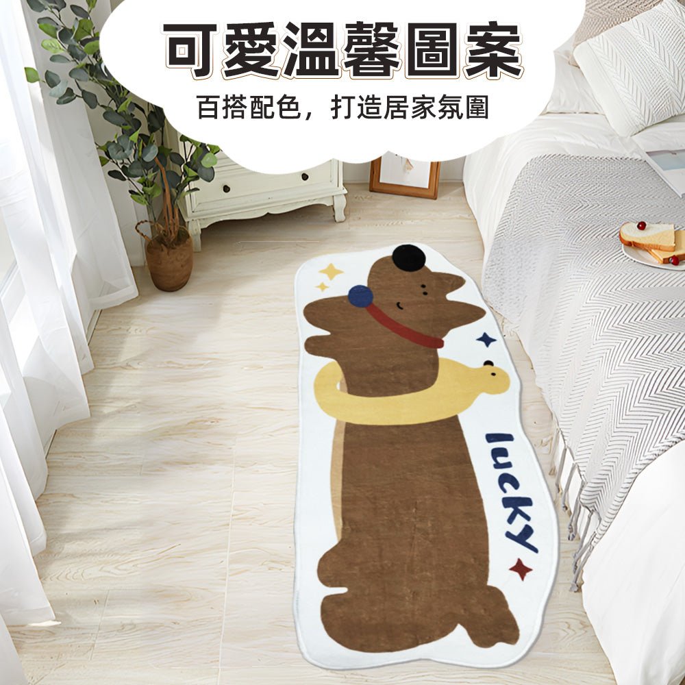 仿羊絨床邊地毯|踩起來柔軟蓬鬆.房間瞬間有溫度