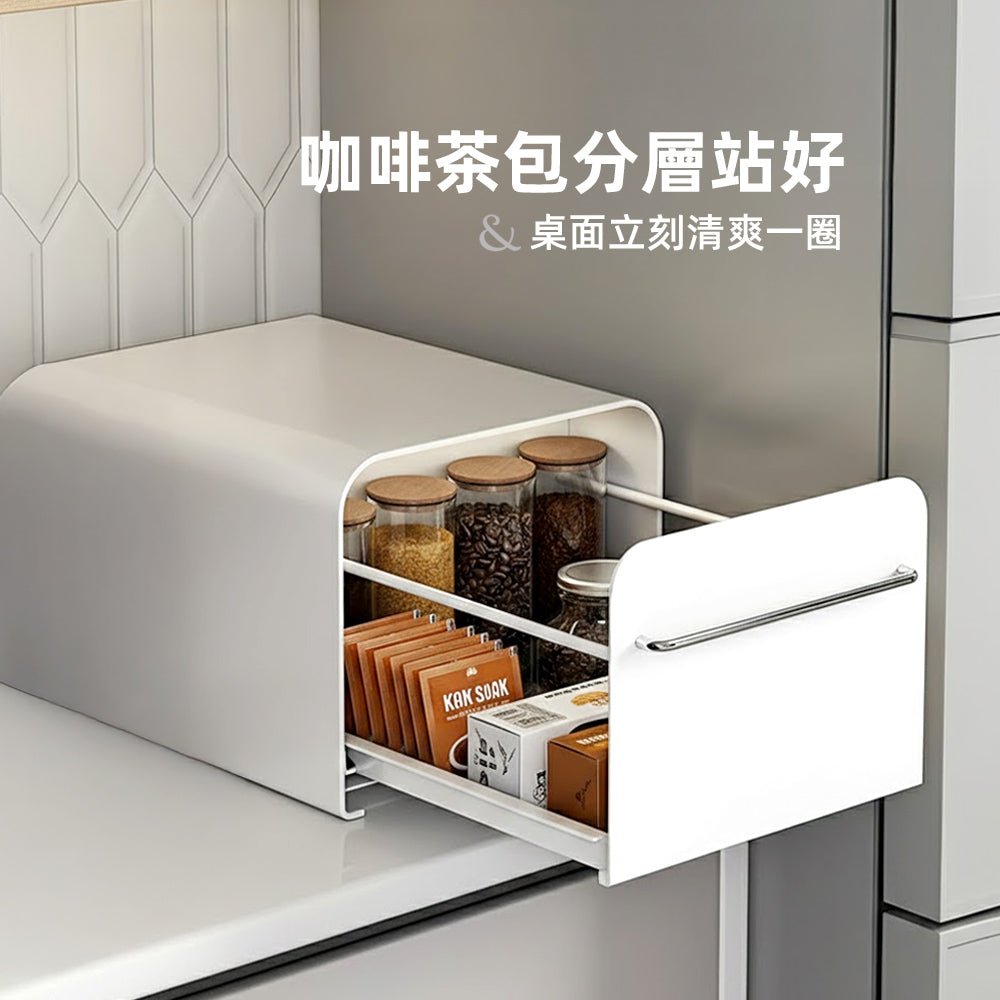 咖啡機收納架|告別雜亂桌面・輕鬆打造整潔咖啡角