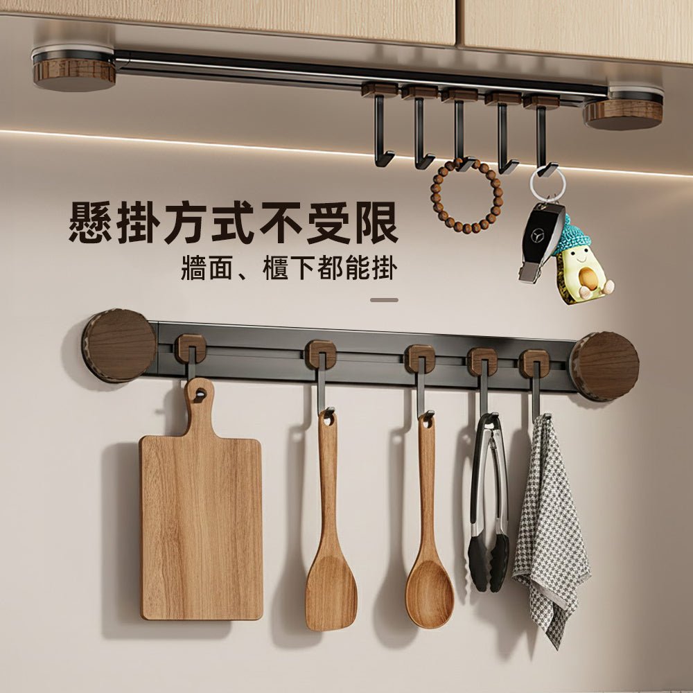 吸盤掛勾收納架|免釘免鑽・牆面空間再利用