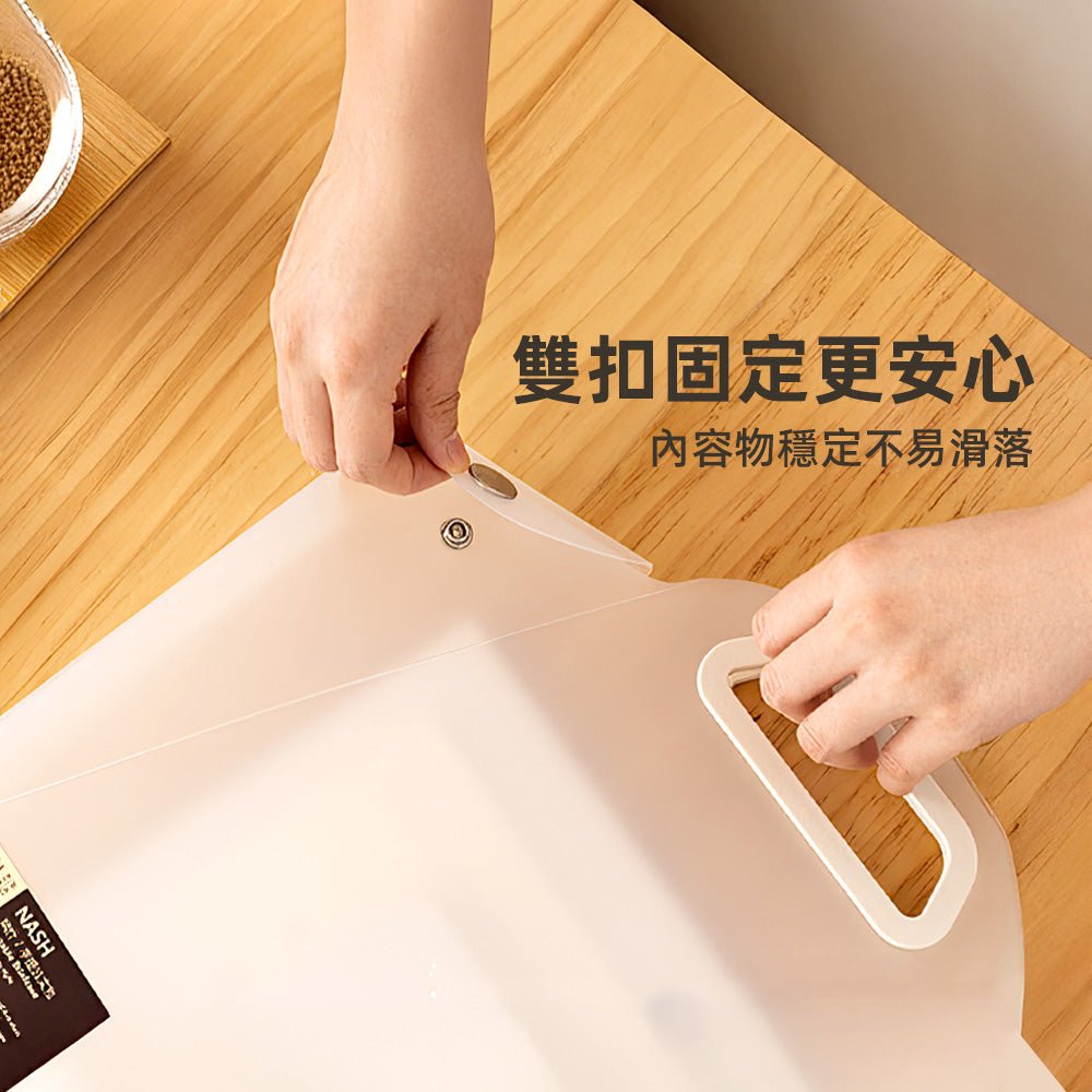 霧感手提文件袋|A4資料外出不皺折