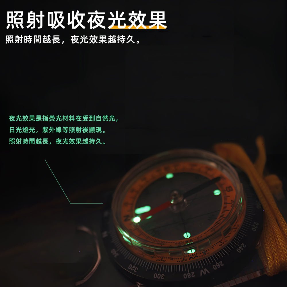 多功能帶尺指北針|登山露營必備,安心探索方向