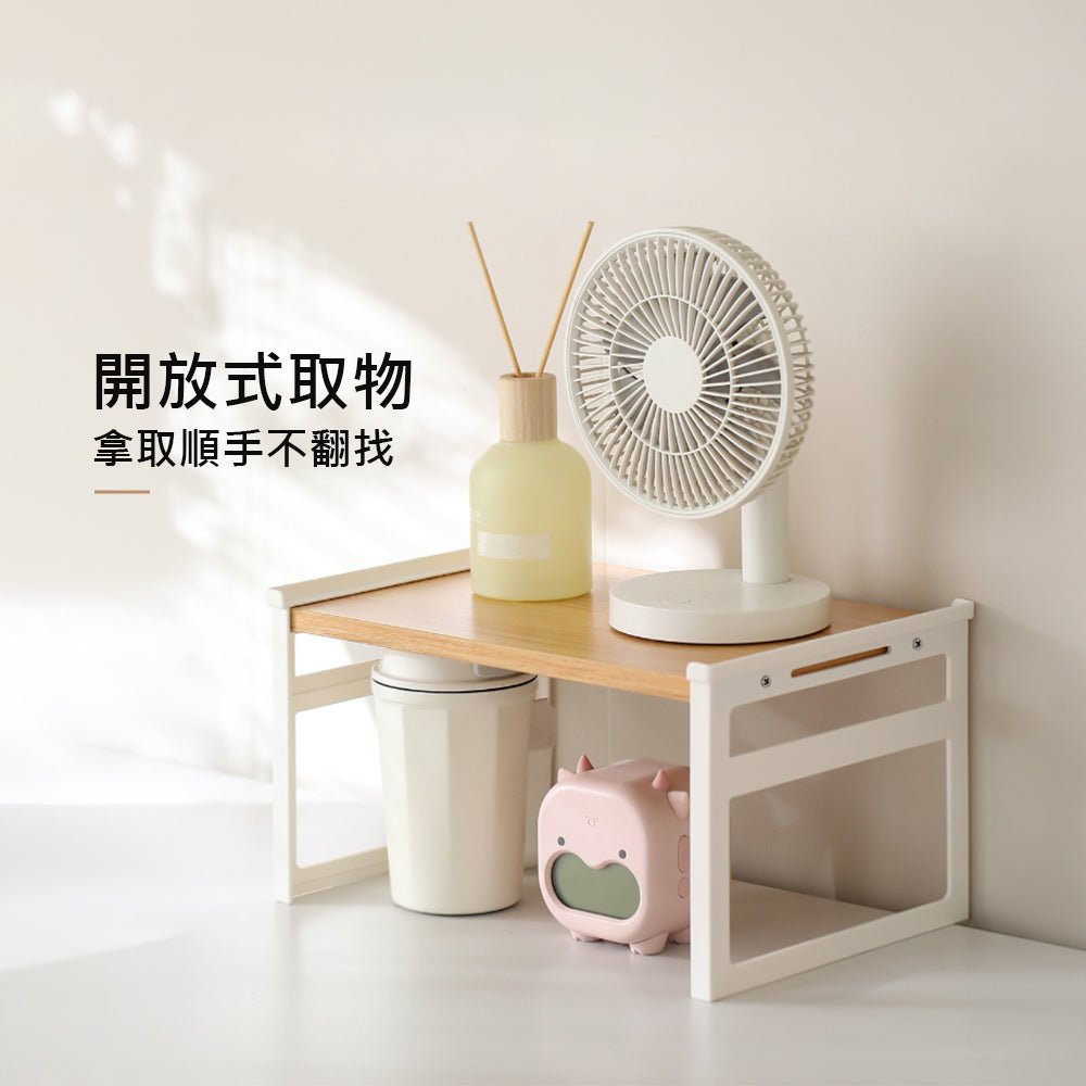 雙層桌面置物架|小空間翻倍收納・檯面整齊好拿取