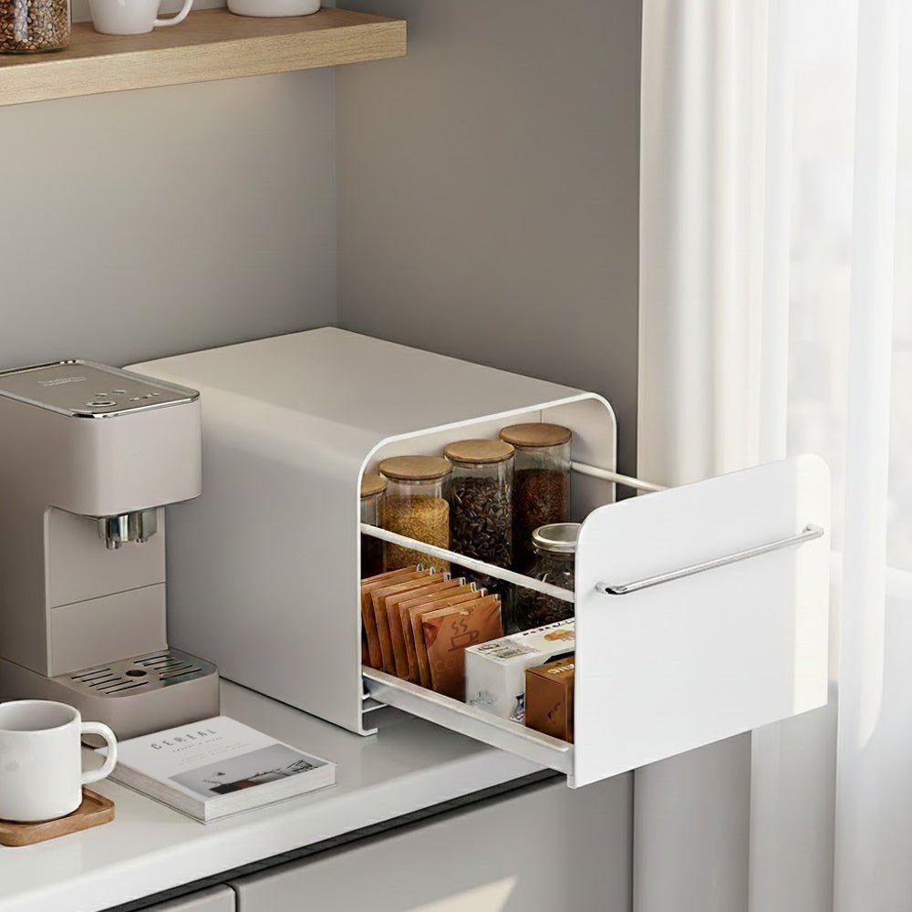 咖啡機收納架|告別雜亂桌面・輕鬆打造整潔咖啡角