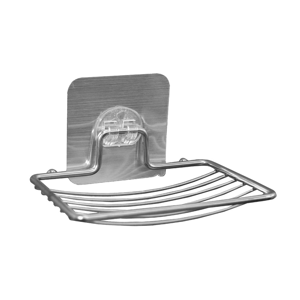 無痕不鏽鋼肥皂架|告別濕黏皂體,浴室清爽好幫手