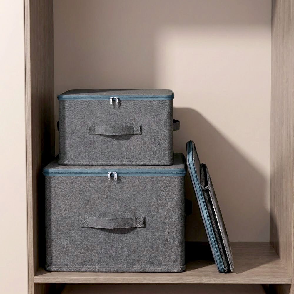 摺疊衣物收納箱|告別衣櫃雜亂,換季收納更清爽
