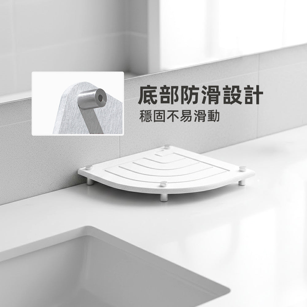 硅藻土吸水轉角墊|告別檯面濕漉・角落收納好幫手