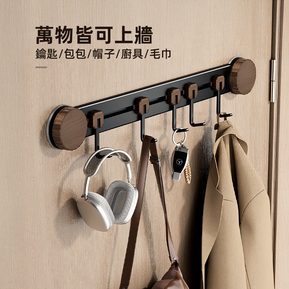 吸盤掛勾收納架|免釘免鑽・牆面空間再利用