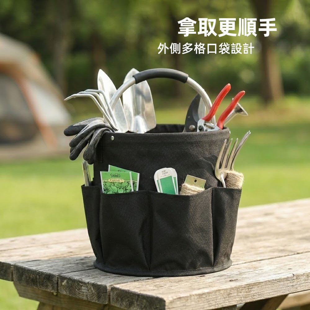 戶外水桶工具袋|園藝露營一袋帶走