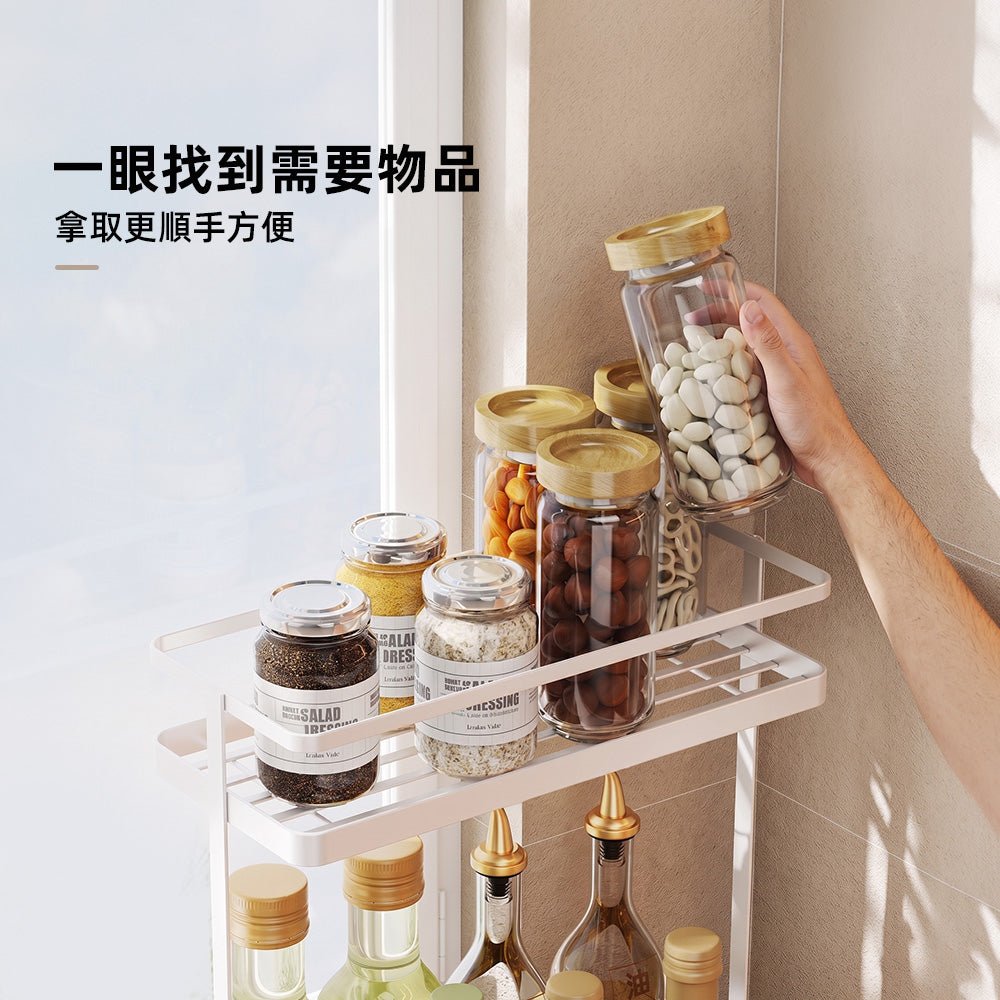 三層夾縫置物架|窄空間大利用・浴室收納好幫手