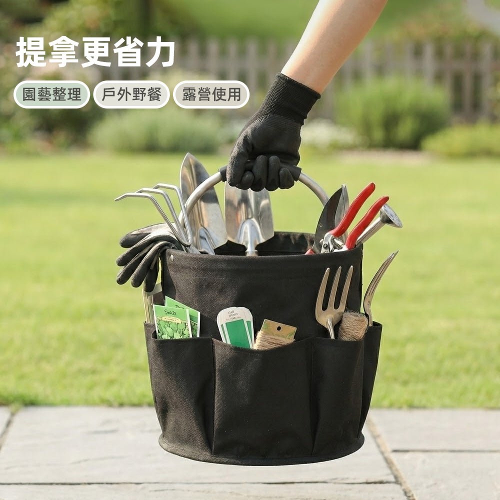 戶外水桶工具袋|園藝露營一袋帶走
