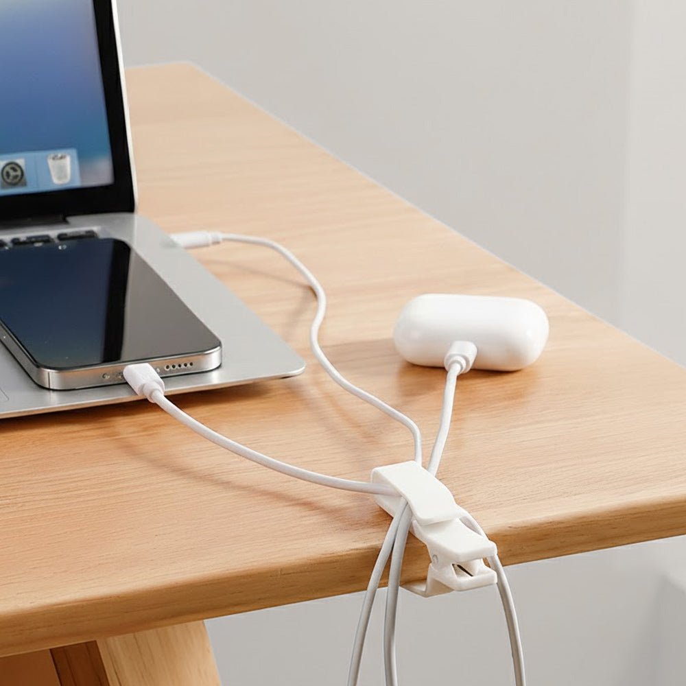 電線整理固定夾|告別桌面凌亂,維持整潔好心情