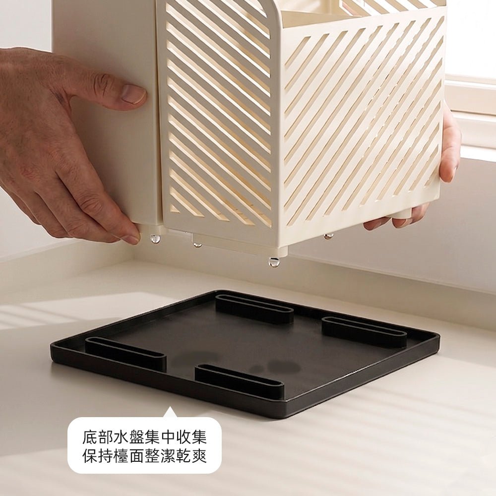 廚房刀具筷勺架|餐具瀝水收納整潔・檯面煥然一新