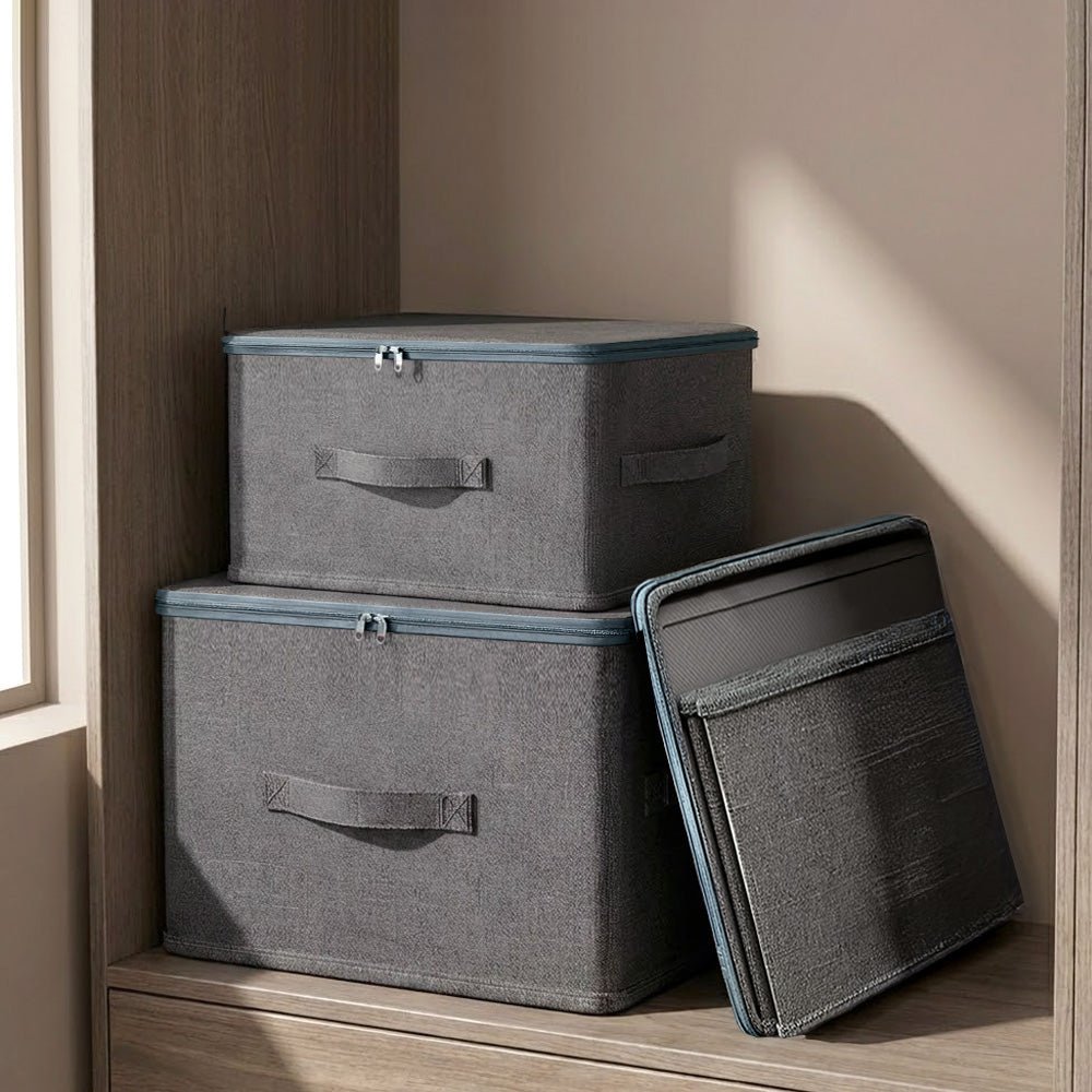 摺疊衣物收納箱|告別衣櫃雜亂,換季收納更清爽