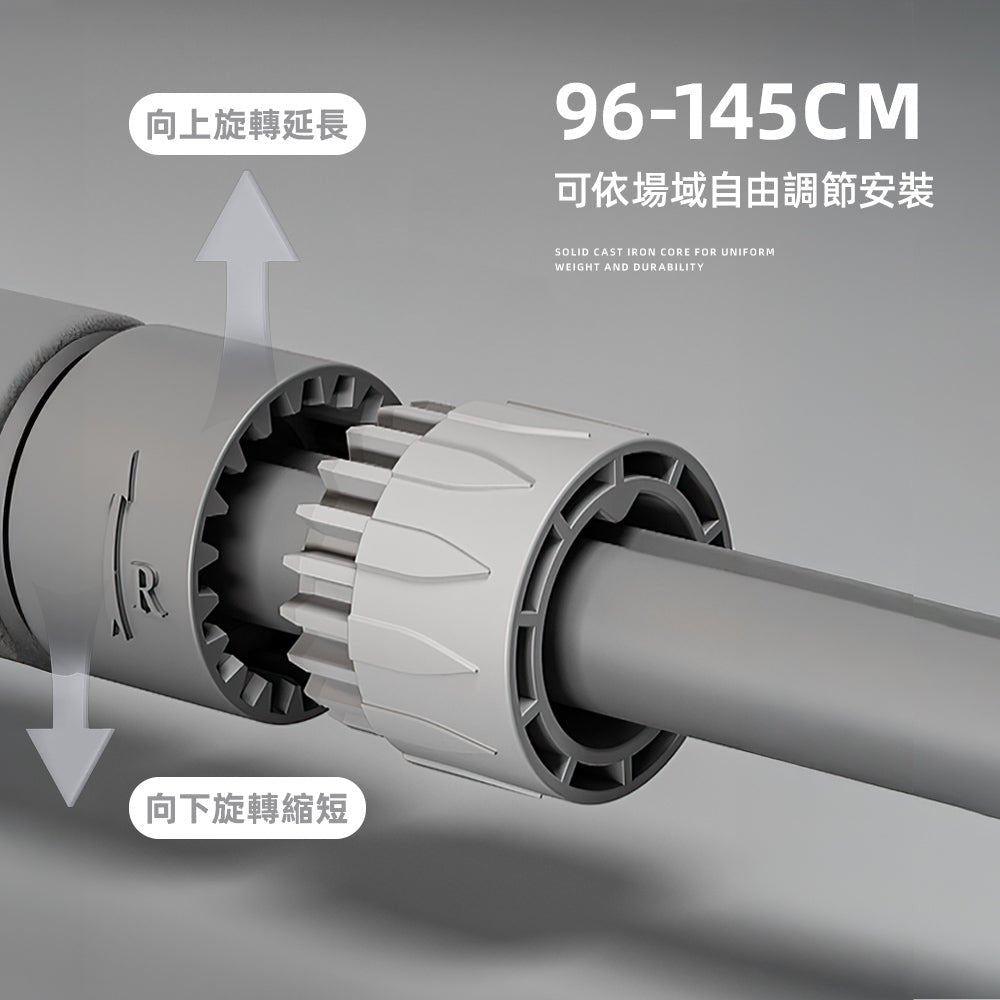 三角板室內單槓 96–145cm｜免打孔設計，居家健身新選擇