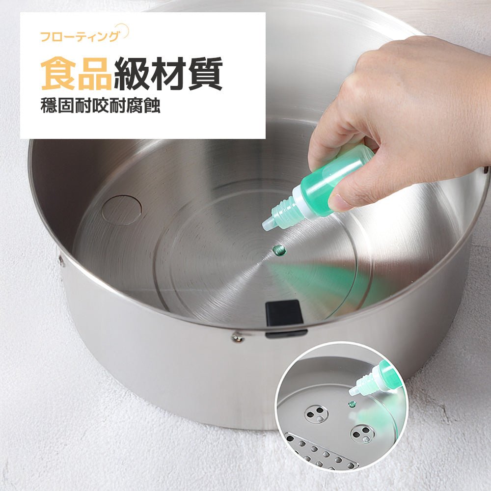 304不鏽鋼漂浮水碗｜不濺水、不嗆水．毛孩安心喝