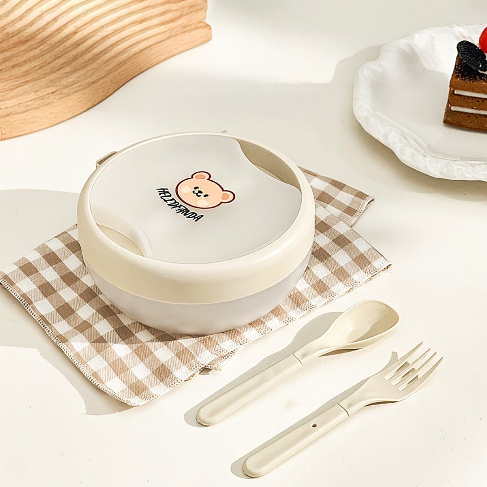 小熊便攜水果盒｜可愛外型好帶出門，甜點沙拉一盒搞定