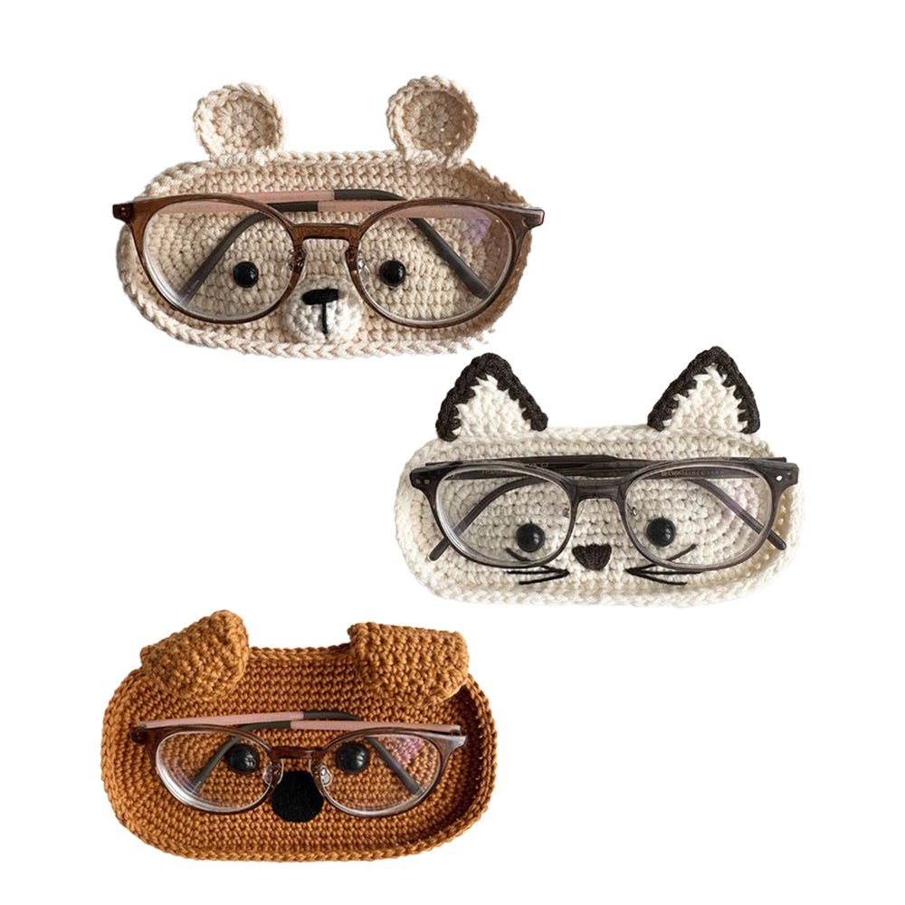 動物造型眼鏡盤材料包｜手作溫度收納童趣一次擁有