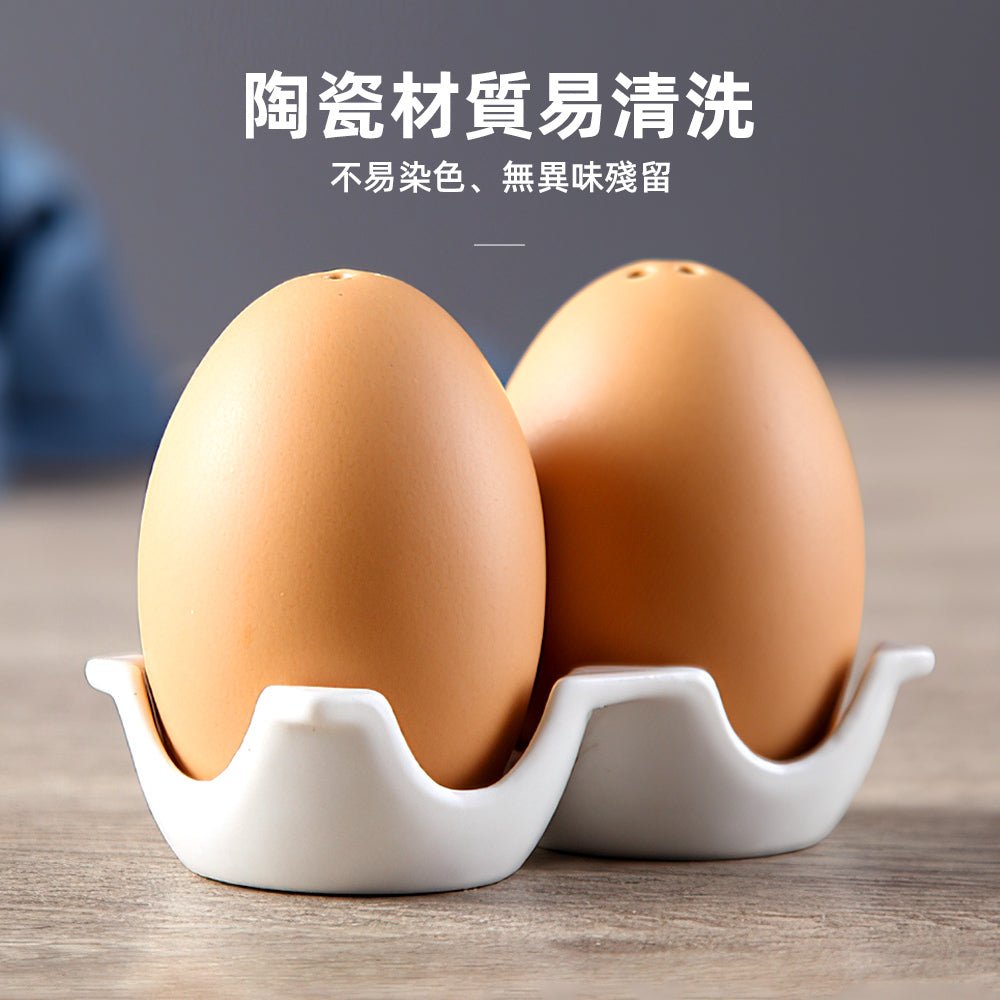 陶瓷雞蛋調味罐｜趣味造型擺桌也療癒