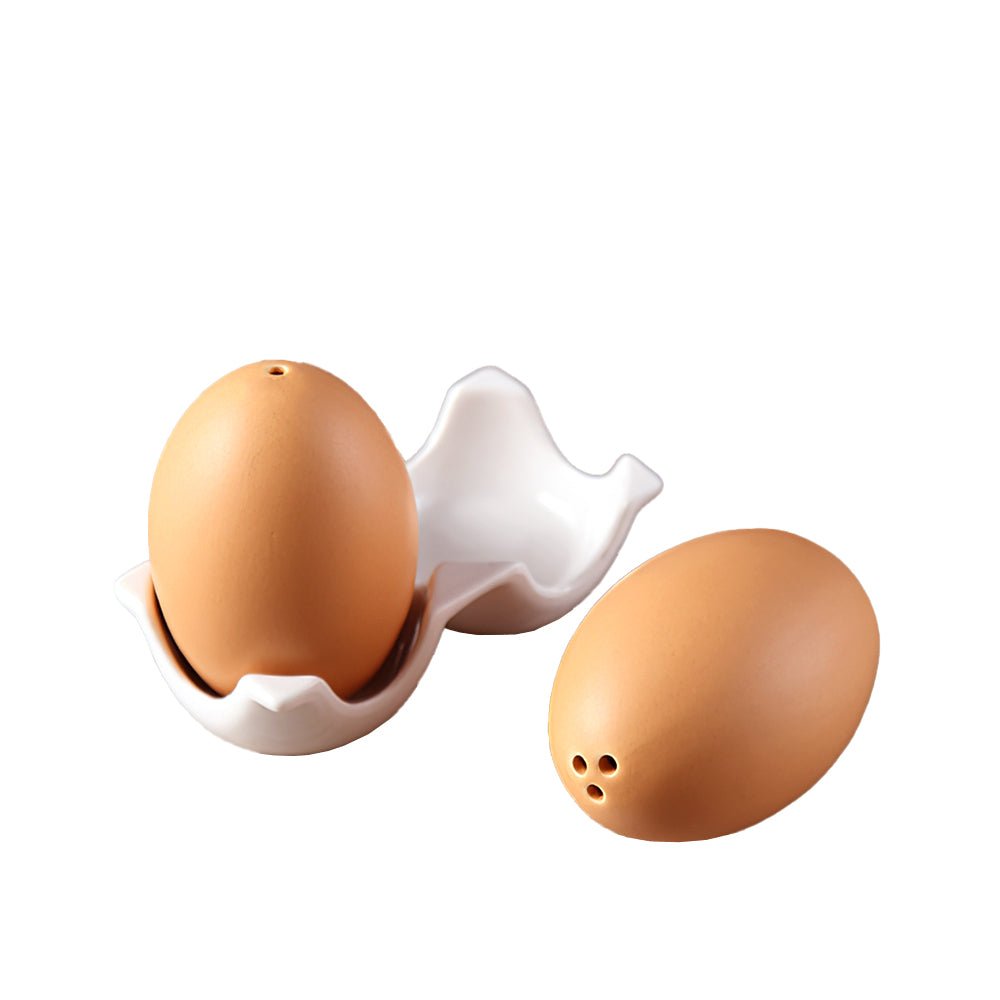 陶瓷雞蛋調味罐｜趣味造型擺桌也療癒