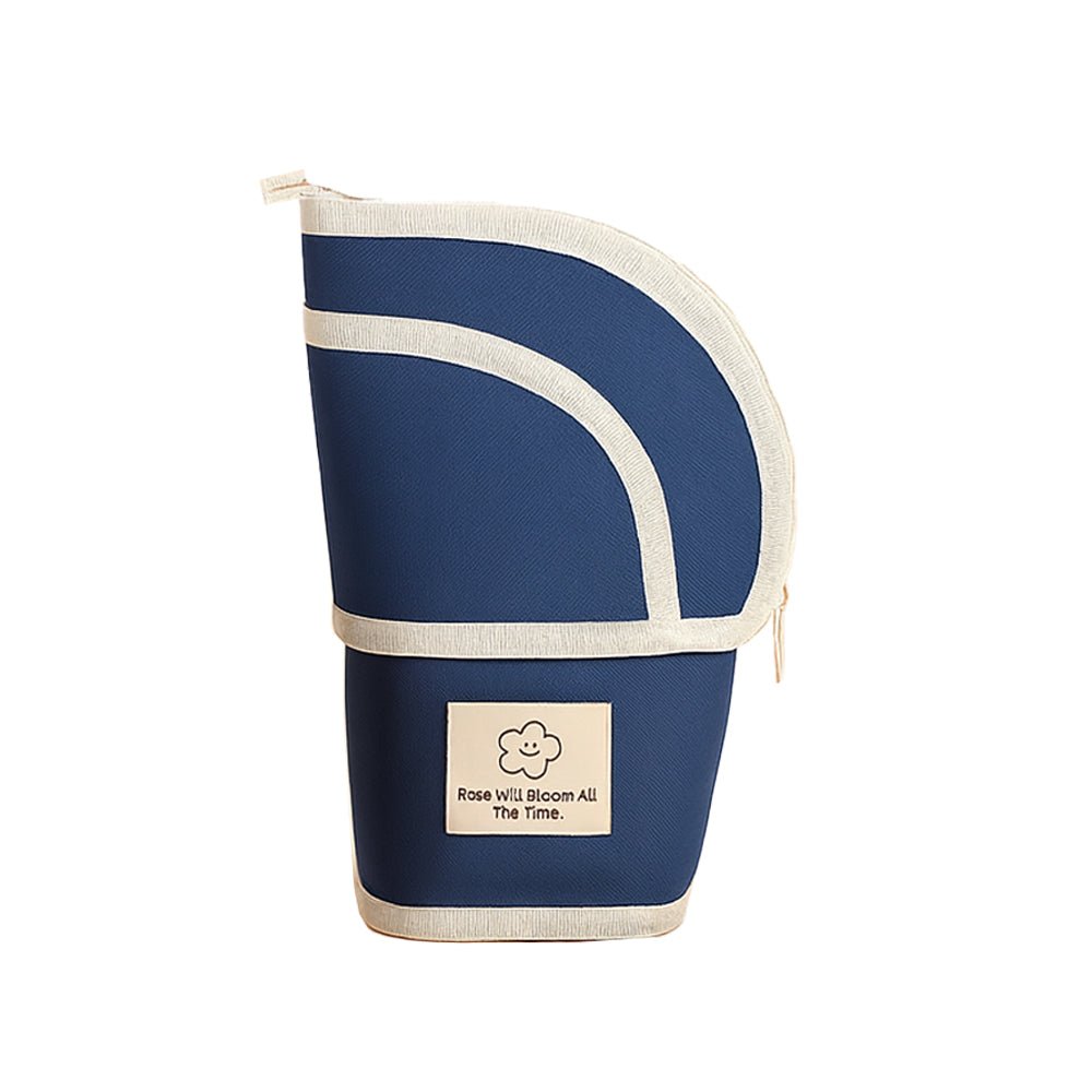 伸縮筆筒站立筆袋｜大容量收納・一秒變身直立筆筒