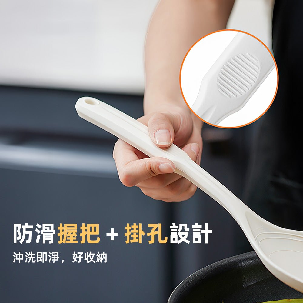 刻度矽膠湯勺｜耐高溫不變形・內建刻度輕鬆掌握份量