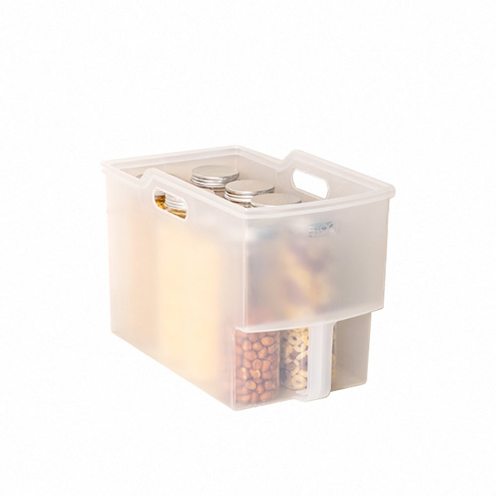 磨砂廚房收納盒小號 3入｜櫥櫃整齊分層更好找