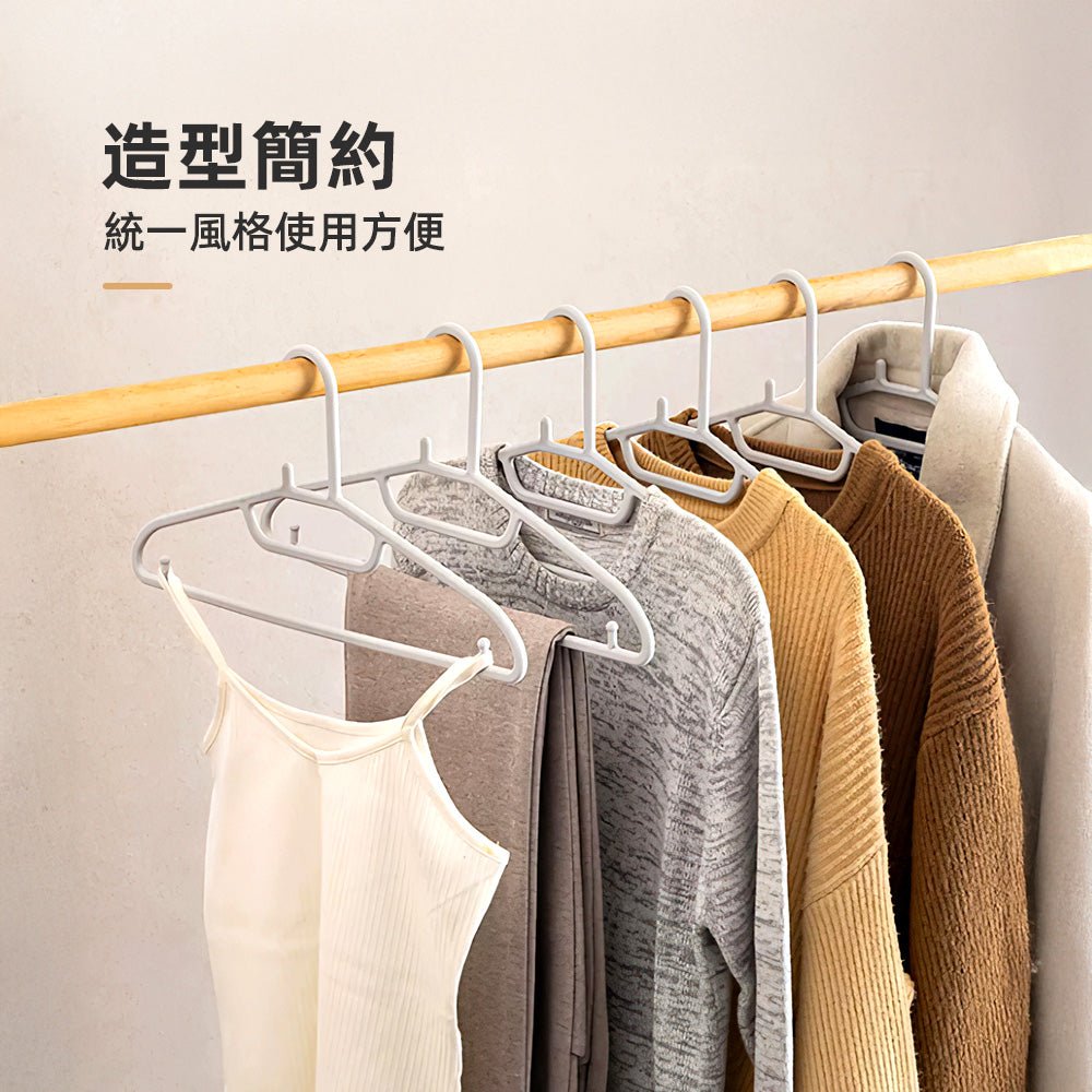 日式防滑衣架｜防滑齒紋設計・貼合衣型不變形