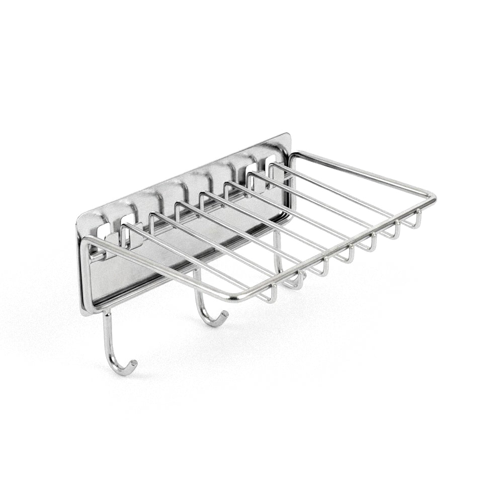 不鏽鋼掛勾肥皂架｜浴室小物也能乾爽有序