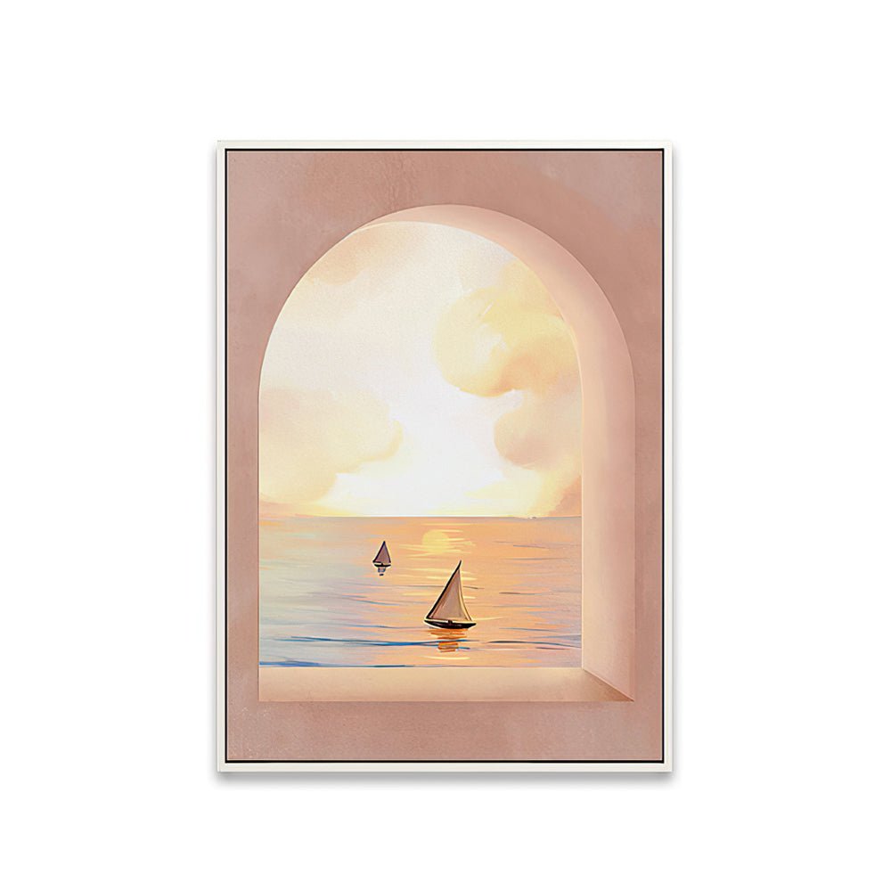 窗色遠景裝飾掛畫｜讓窗景般的柔光風景走進你的家