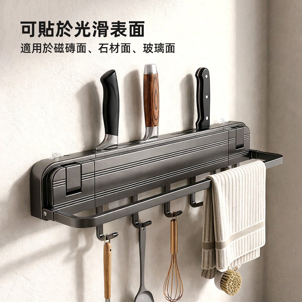 吸盤菜刀架｜料理時順手拿放，牆面乾淨又有序