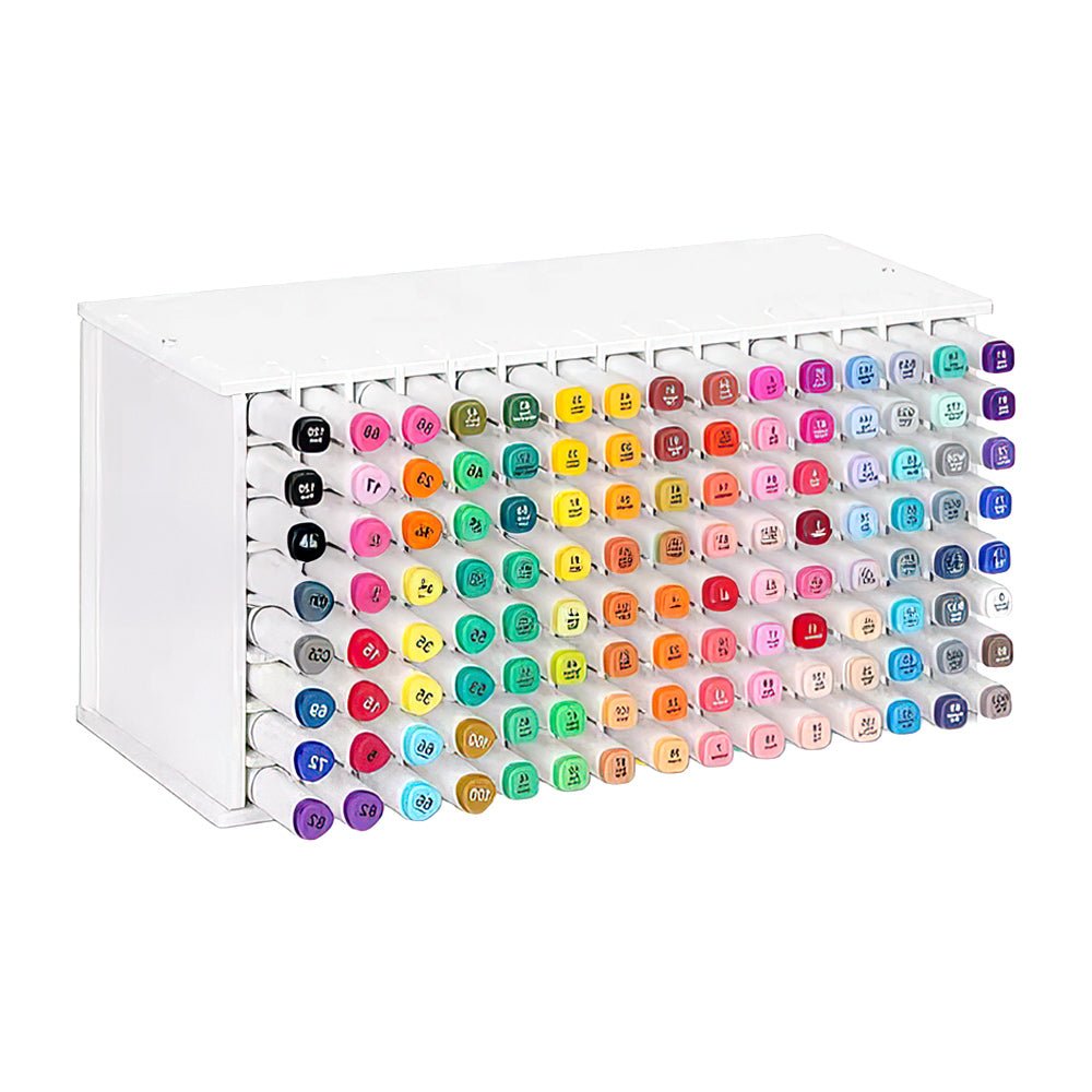 馬克筆筆架 120 孔｜大量收納挑色超直覺