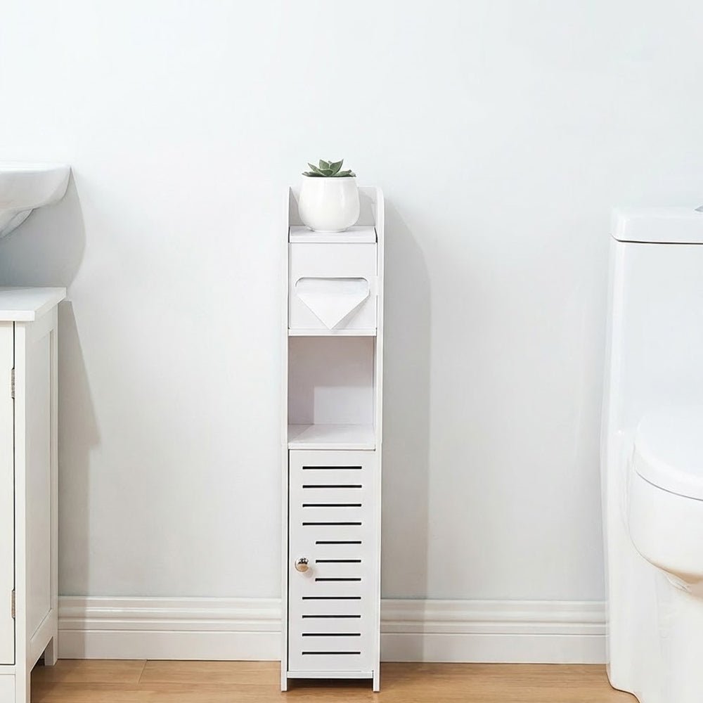 浴室縫隙收納櫃15×80cm｜把被忽略的空隙變成收納位